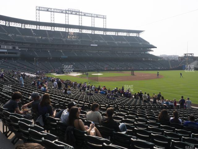 Coors Field - Section 116 Seat View