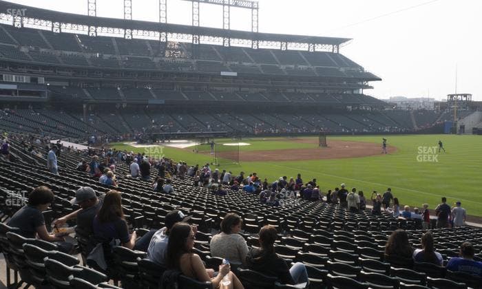Coors Field - Section 116 Seat View