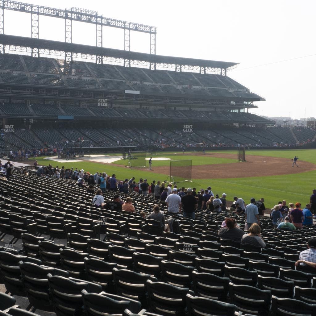 Coors Field - Section 117 Seat View