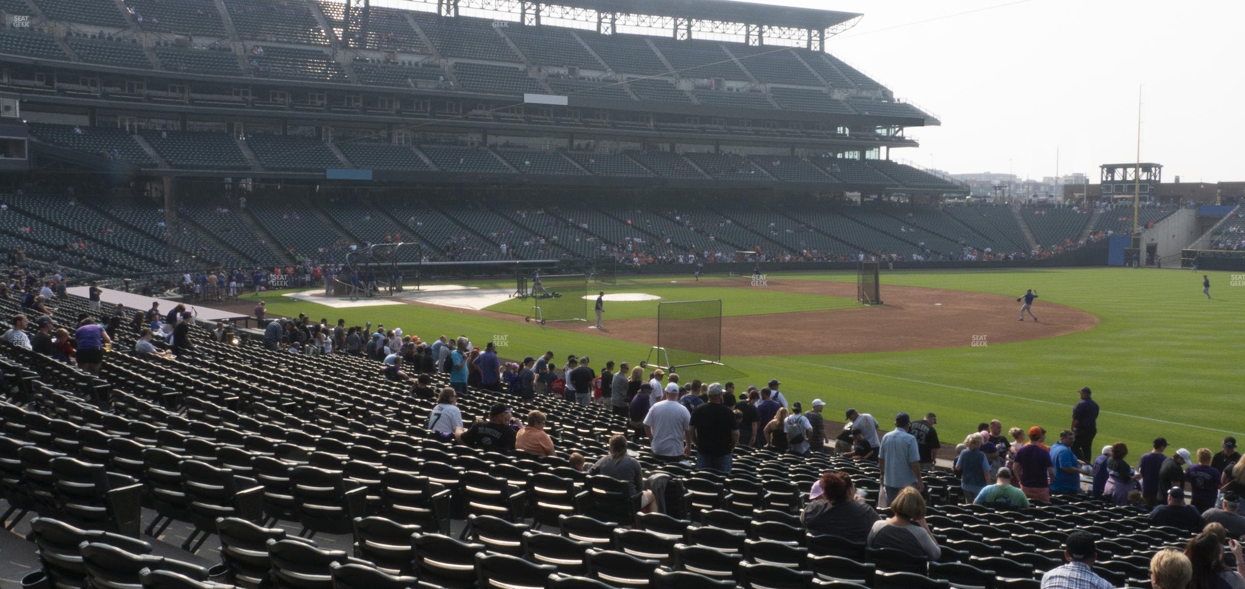 Coors Field - Section 117 Seat View