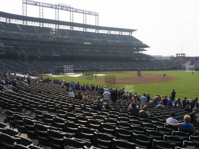 Coors Field - Section 117 Seat View