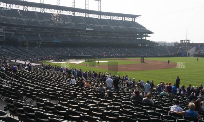 Coors Field - Section 117 Seat View
