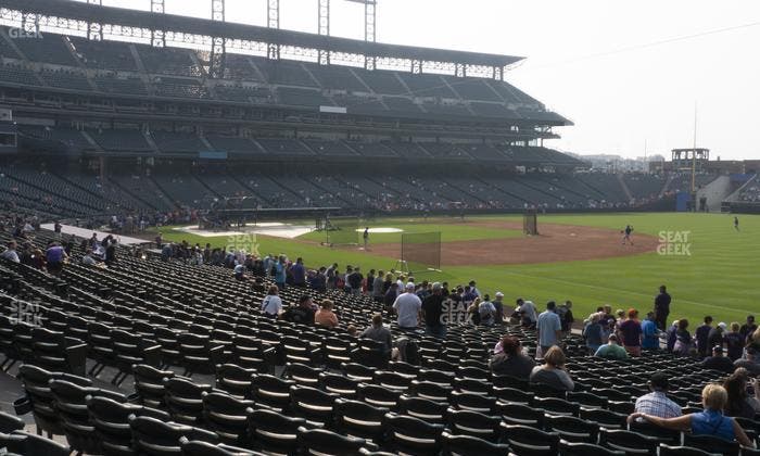 Coors Field - Section 117 Seat View