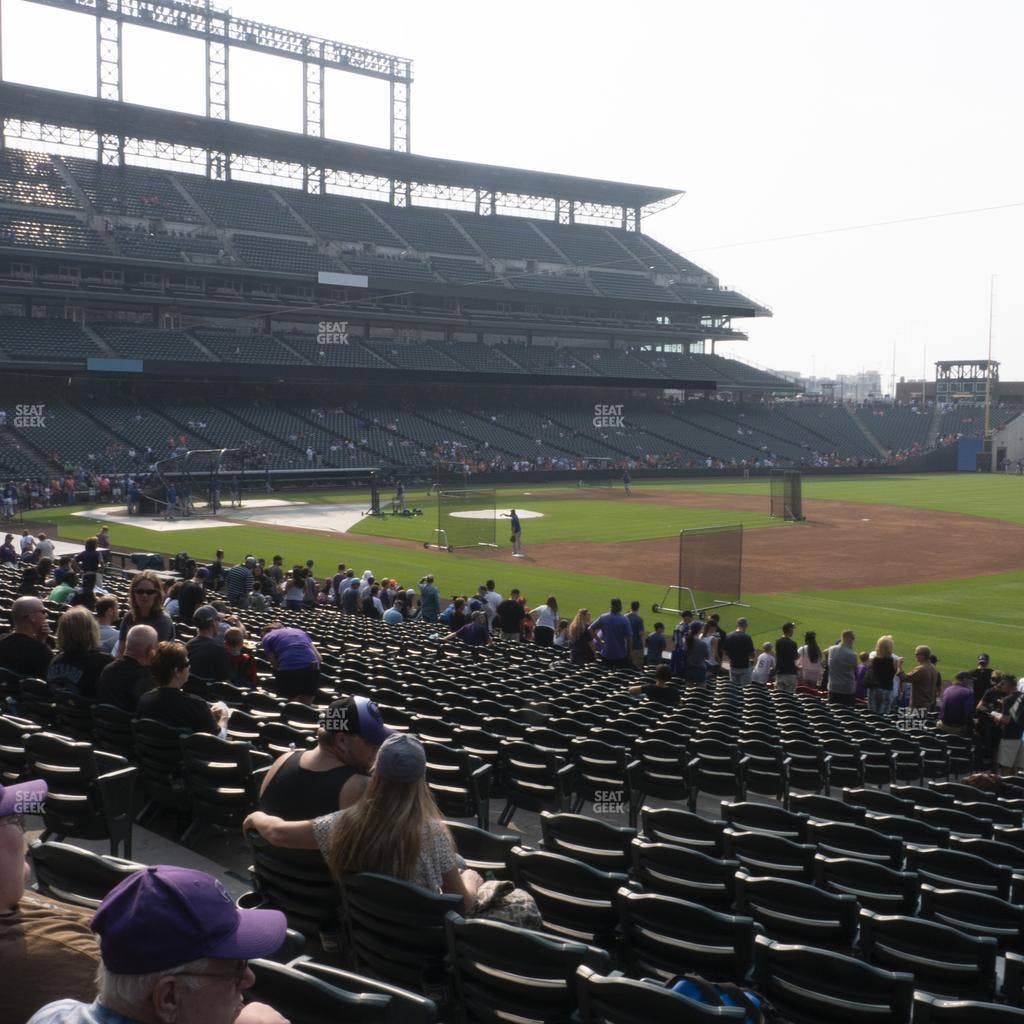 Coors Field - Section 118 Seat View