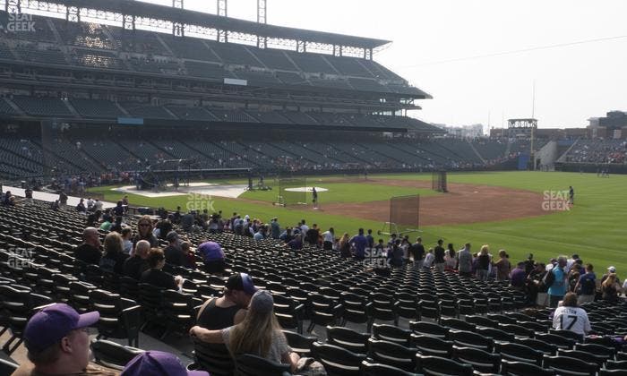 Coors Field - Section 118 Seat View
