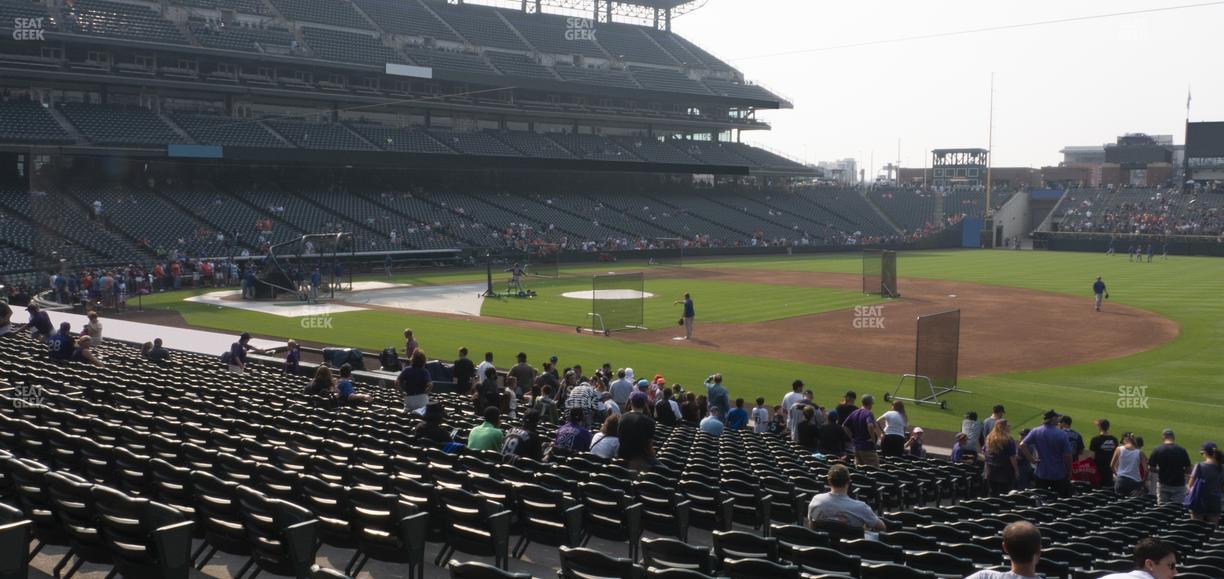 Coors Field - Section 119 Seat View