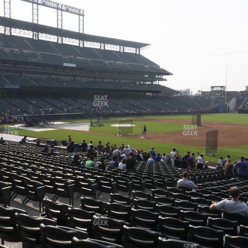 Coors Field - Section 119 Seat View