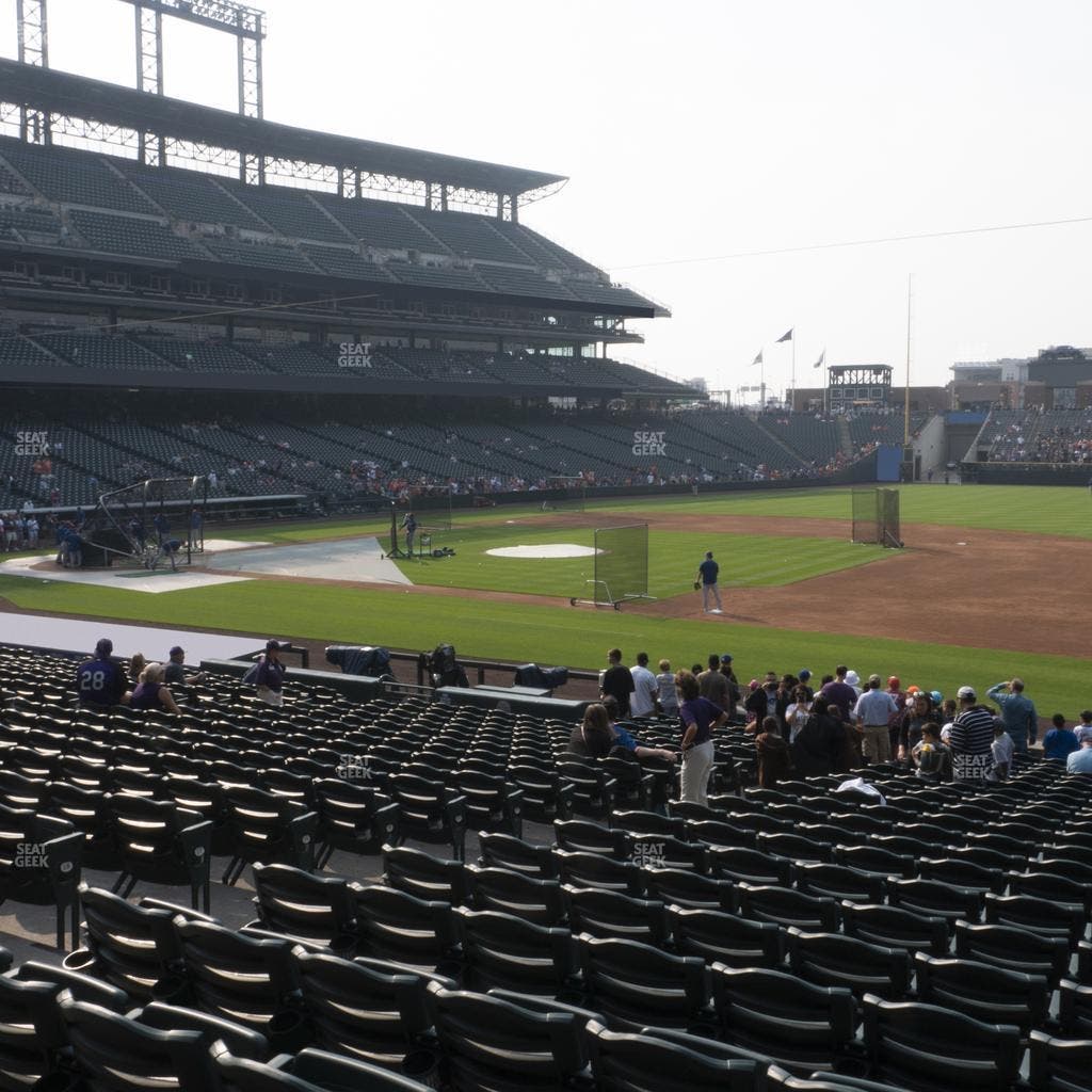 Coors Field - Section 120 Seat View
