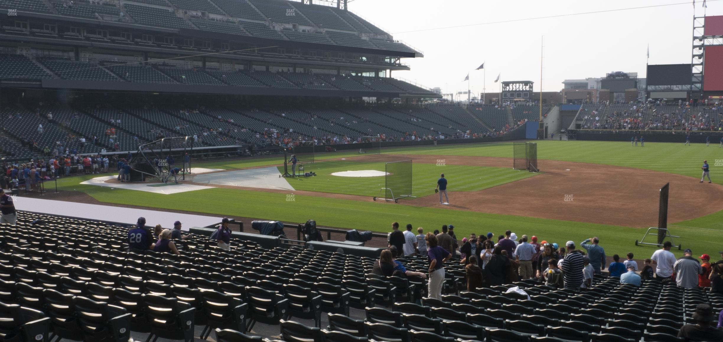 Coors Field - Section 120 Seat View