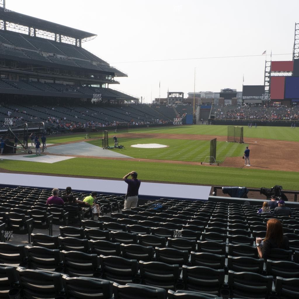 Coors Field - Section 122 Seat View