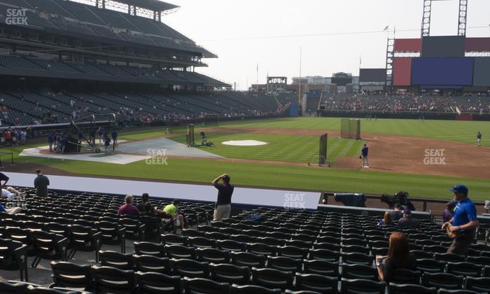 Coors Field - Section 122 Seat View