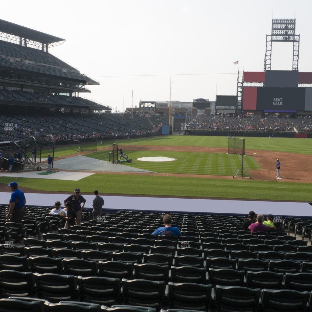 Coors Field - Section 123 Seat View