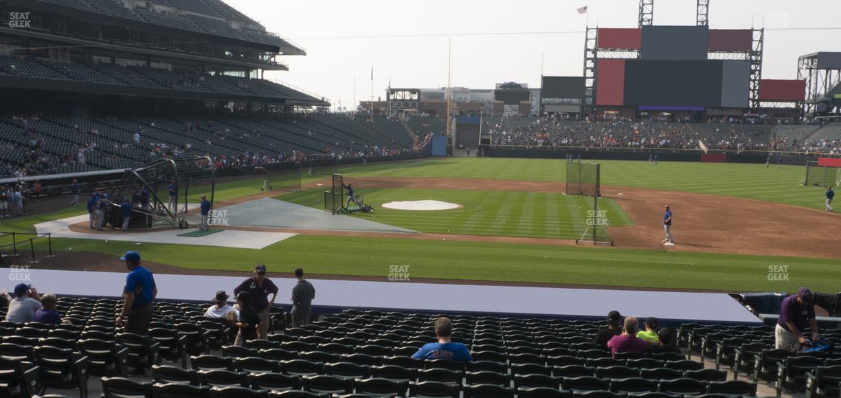 Coors Field - Section 123 Seat View