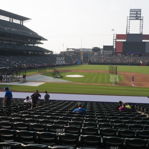 Coors Field - Section 123 Seat View