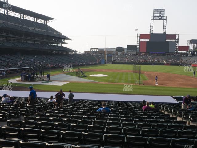 Coors Field - Section 123 Seat View