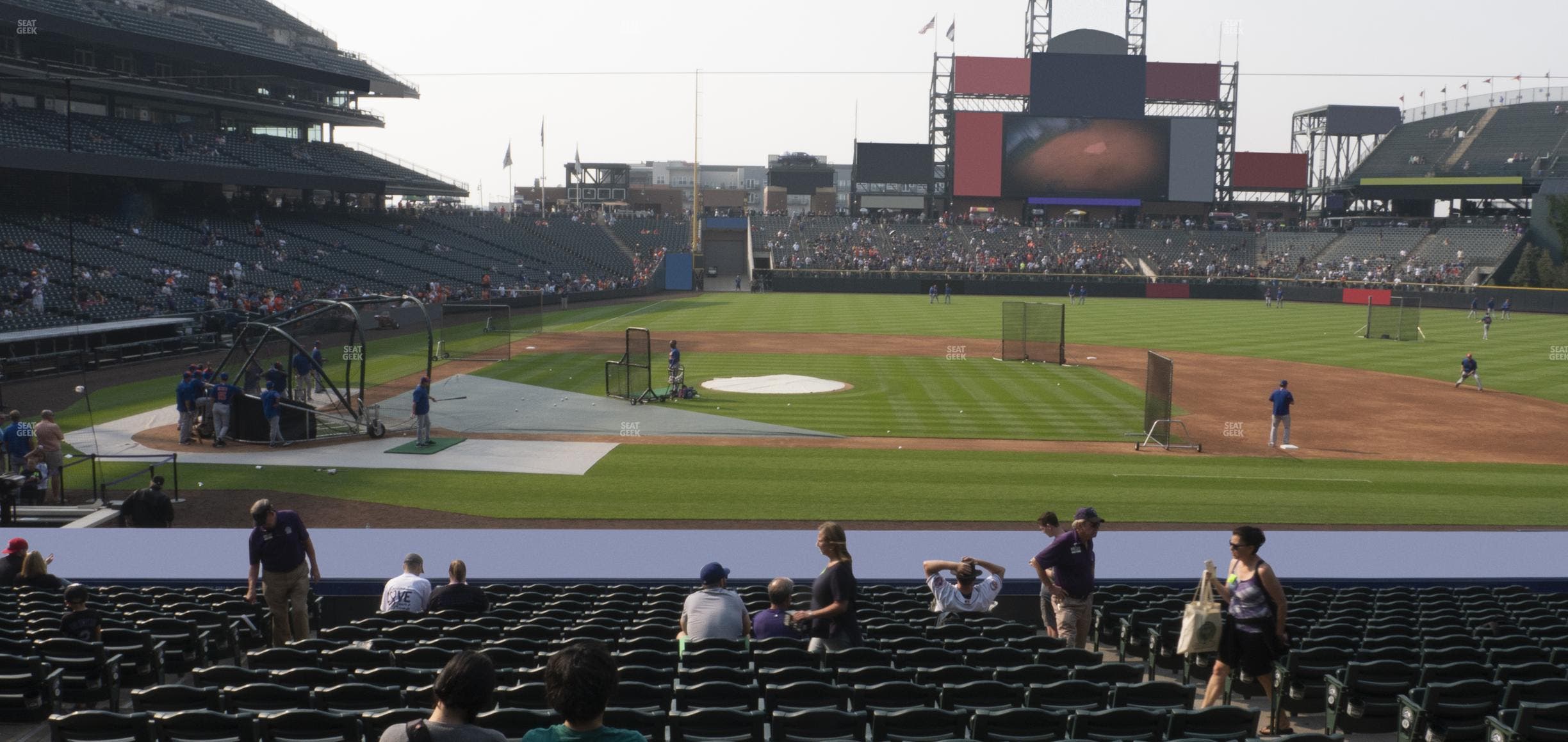 Coors Field - Section 124 Seat View