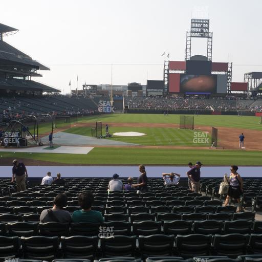 Coors Field - Section 124 Seat View