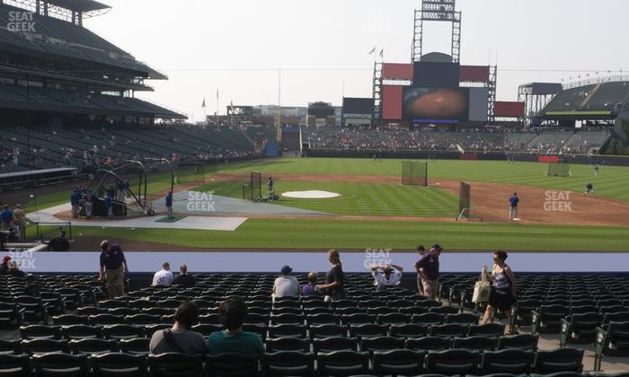 Coors Field - Section 124 Seat View