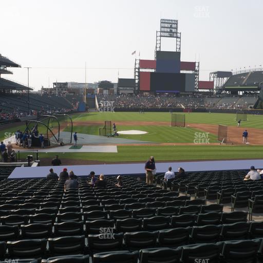 Coors Field - Section 125 Seat View