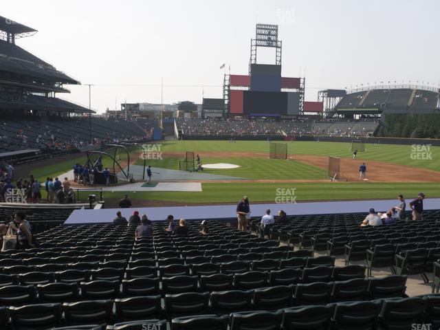 Coors Field - Section 125 Seat View