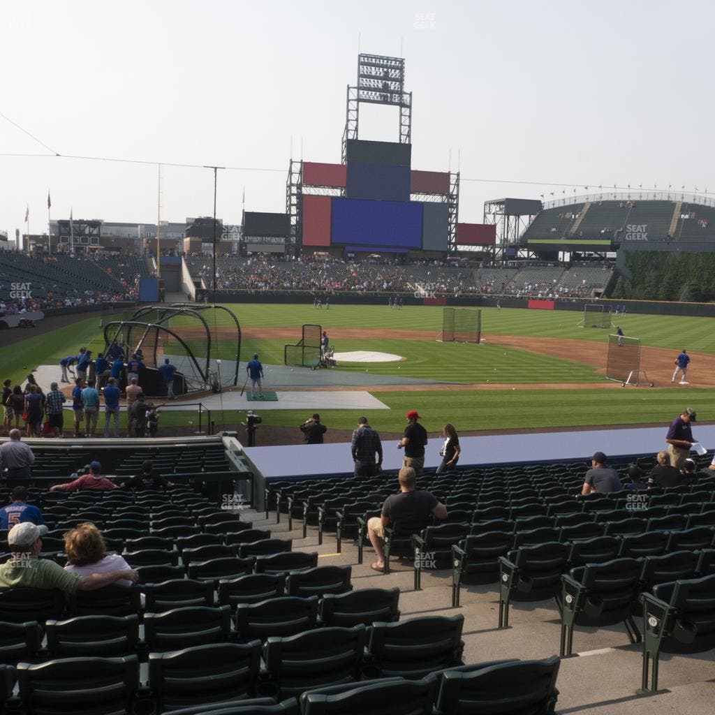 Coors Field - Section 126 Seat View