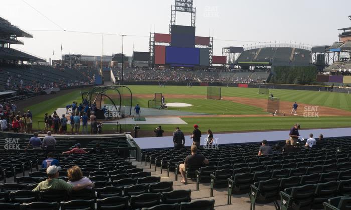 Coors Field - Section 126 Seat View