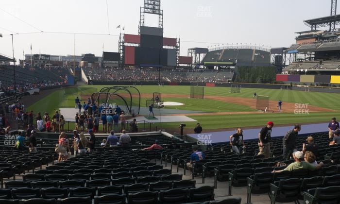 Coors Field - Section 127 Seat View
