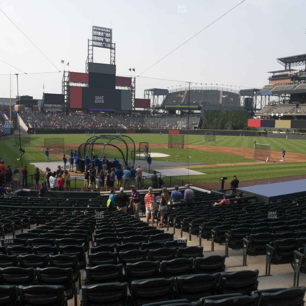 Coors Field - Section 128 Seat View