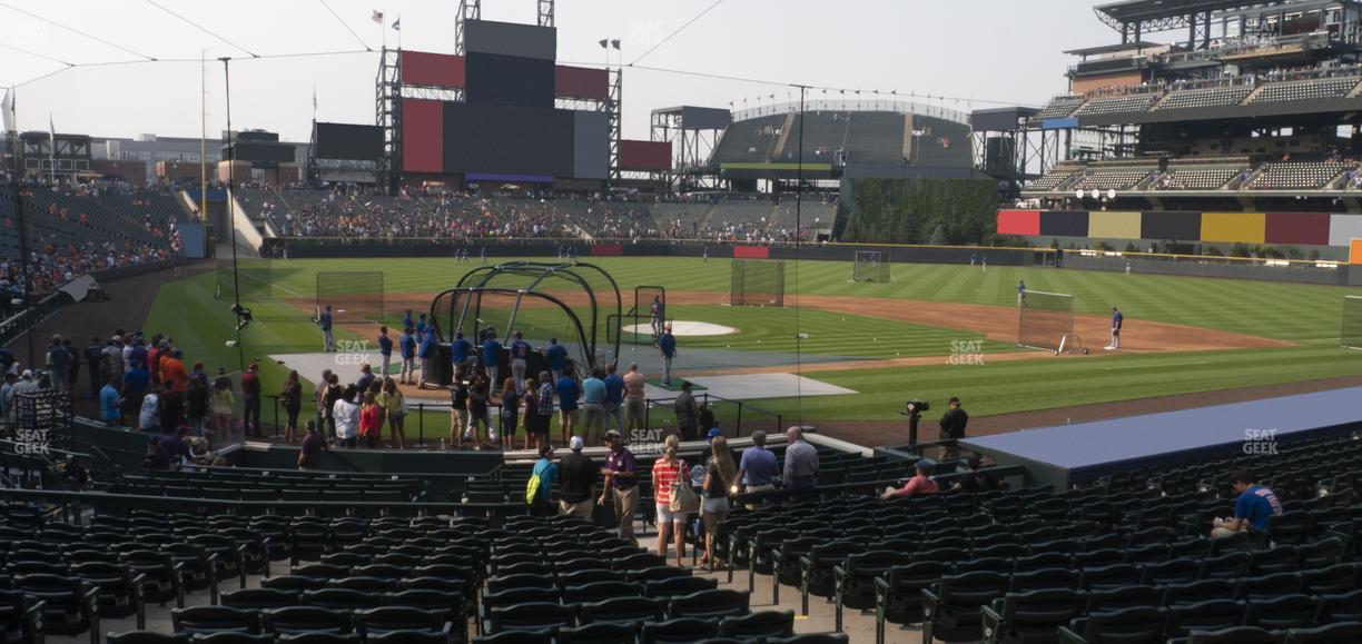 Coors Field - Section 128 Seat View