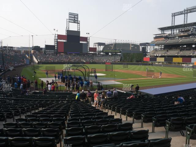 Coors Field - Section 128 Seat View