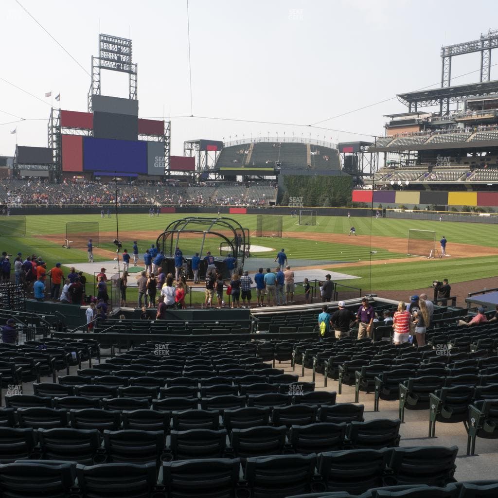 Coors Field - Section 129 Seat View