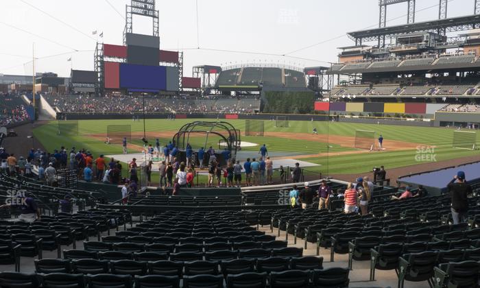 Coors Field - Section 129 Seat View