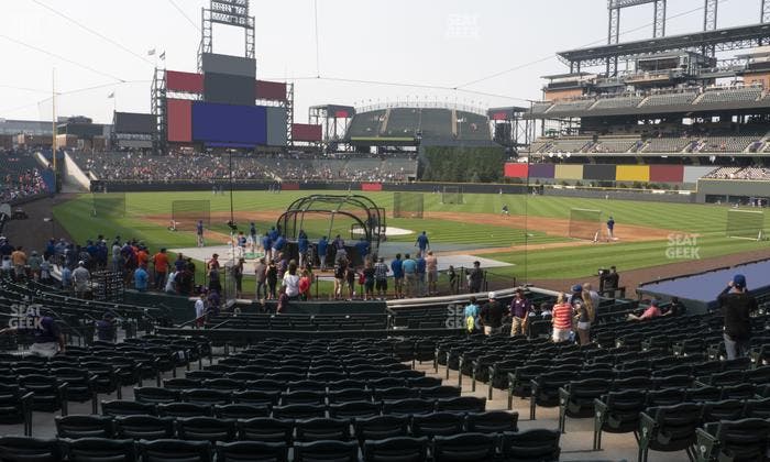 Coors Field - Section 129 Seat View