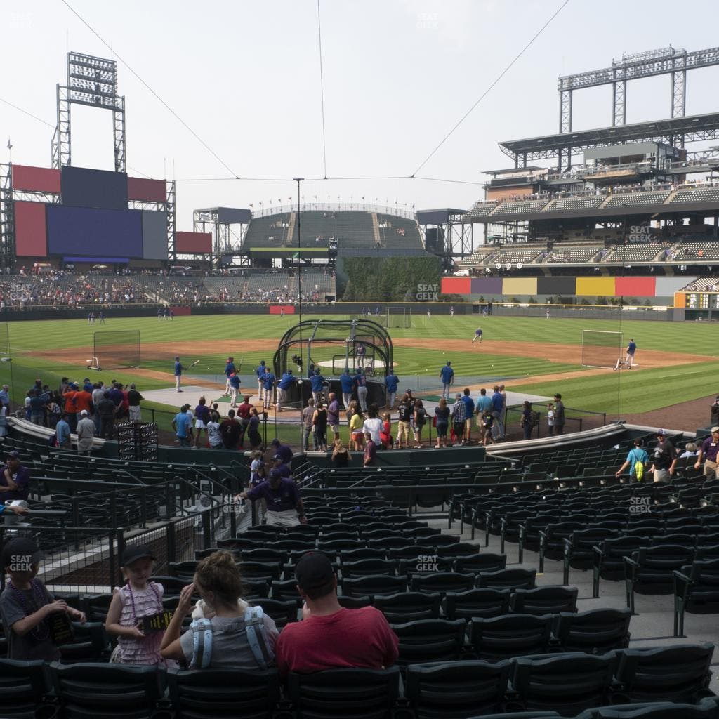 Coors Field - Section 130 Seat View