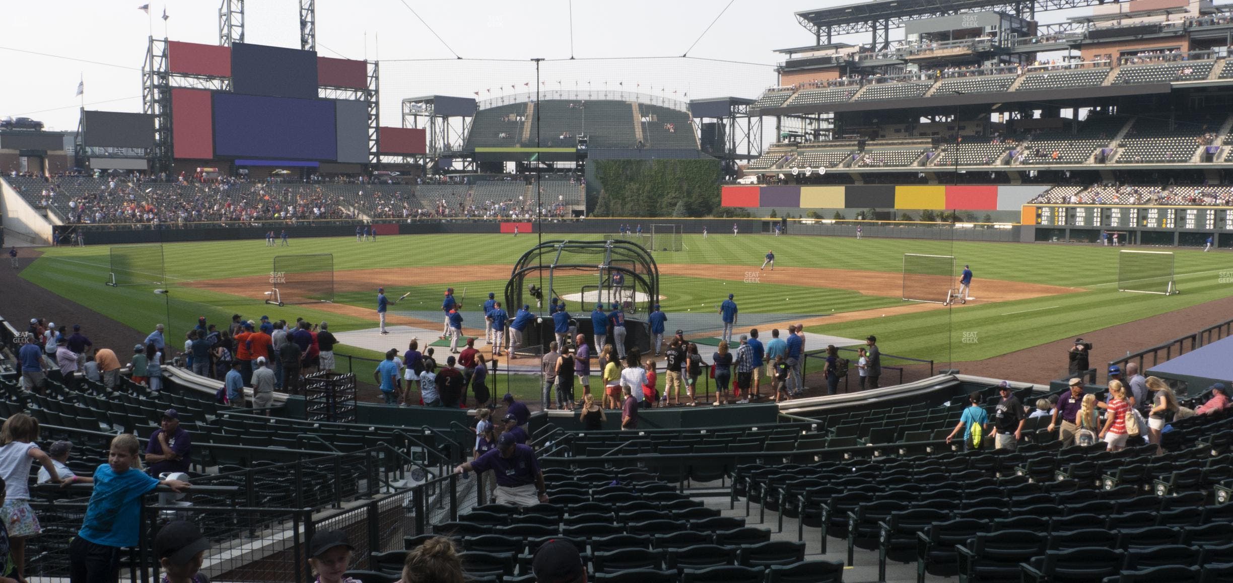 Coors Field - Section 130 Seat View