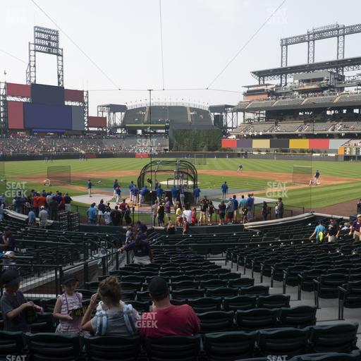 Coors Field - Section 130 Seat View
