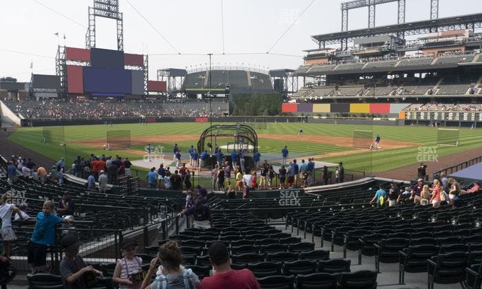 Coors Field - Section 130 Seat View