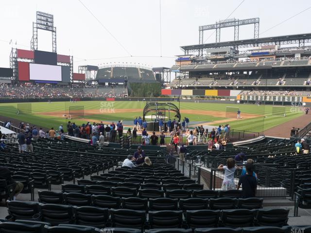 Coors Field - Section 131 Seat View