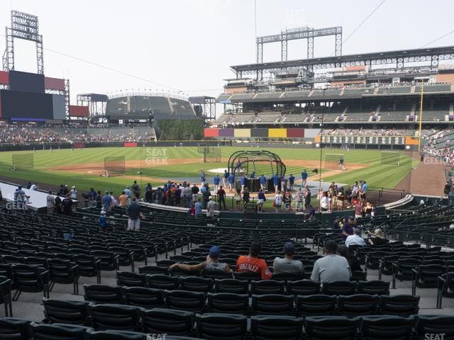 Coors Field - Section 132 Seat View