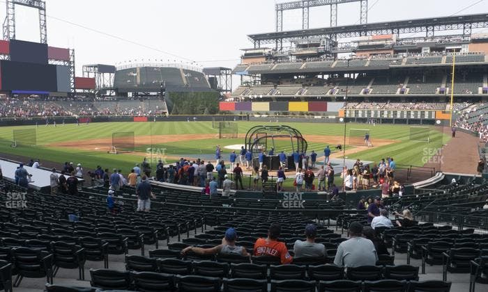 Coors Field - Section 132 Seat View