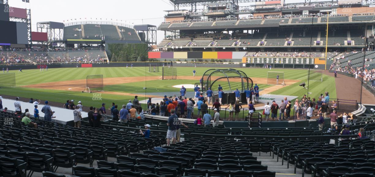 Coors Field - Section 133 Seat View
