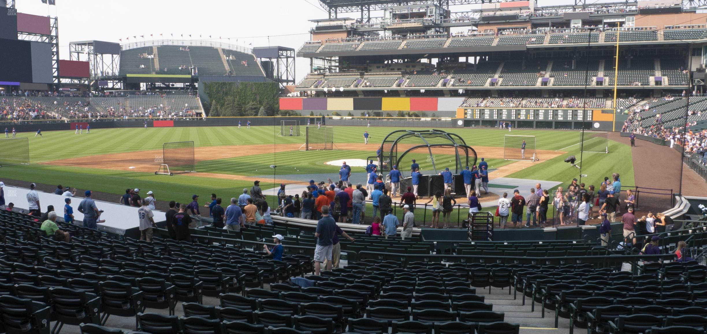 Coors Field - Section 133 Seat View
