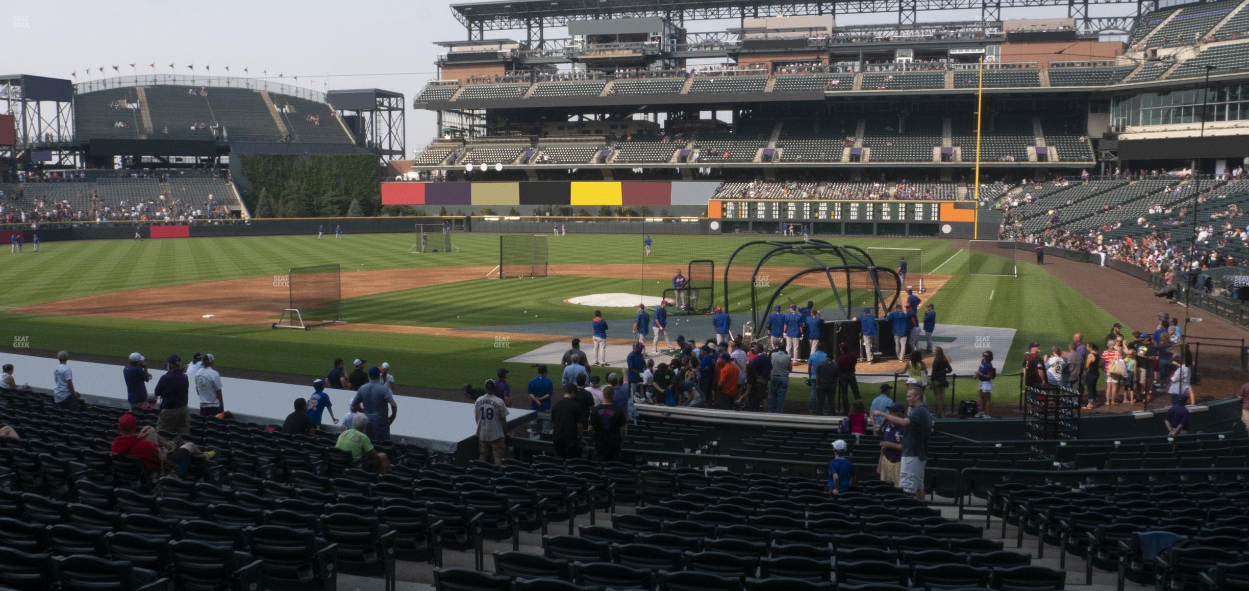 Coors Field - Section 134 Seat View