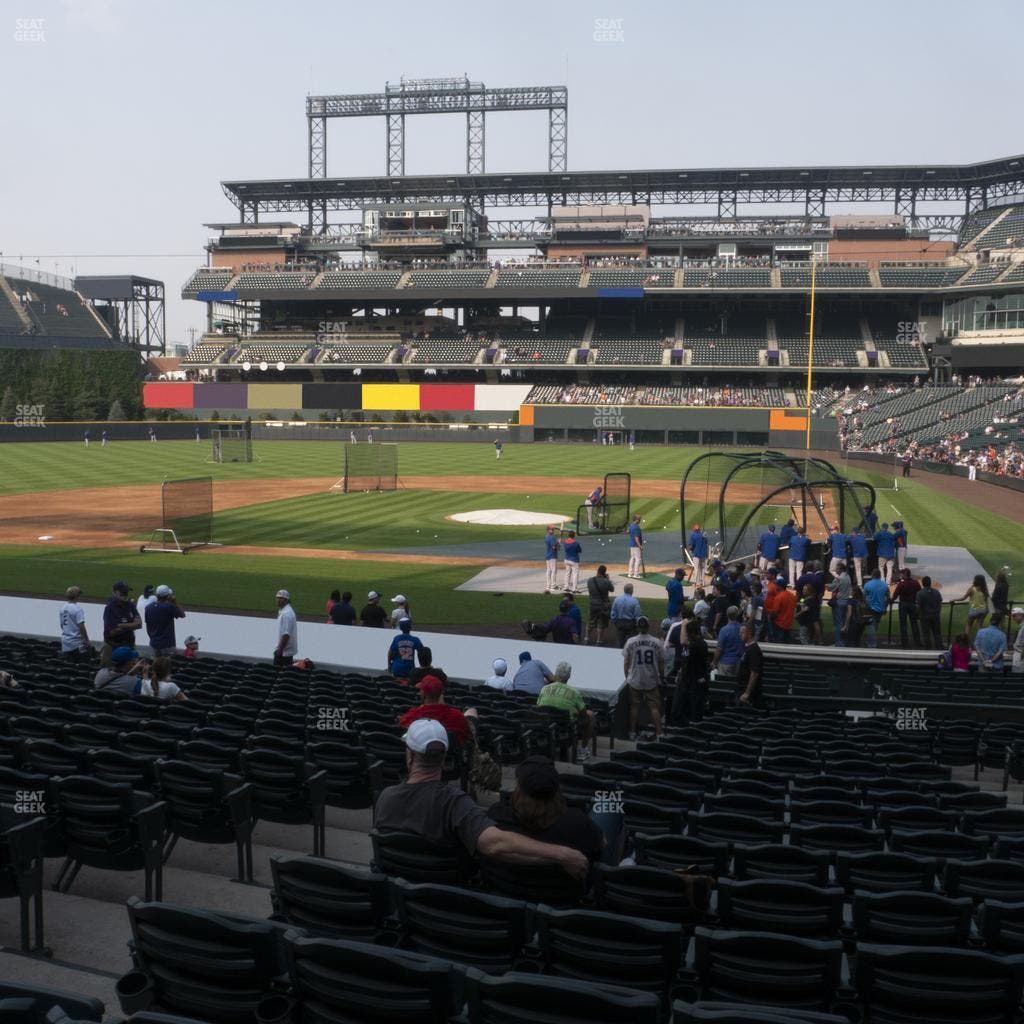 Coors Field - Section 135 Seat View