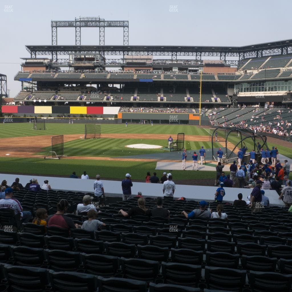 Coors Field - Section 136 Seat View