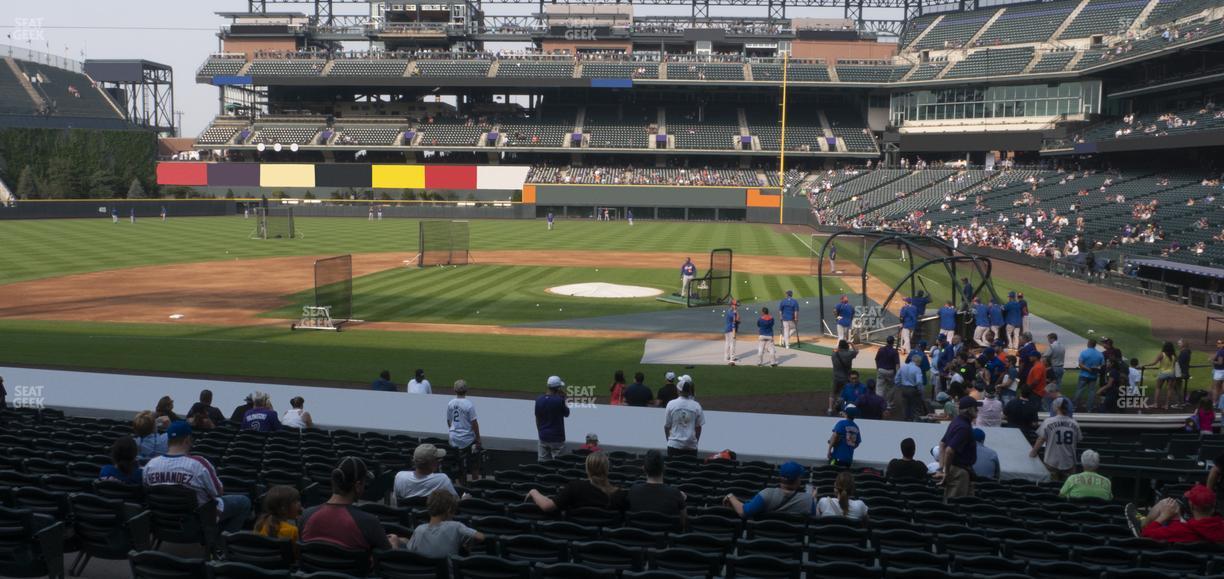 Coors Field - Section 136 Seat View