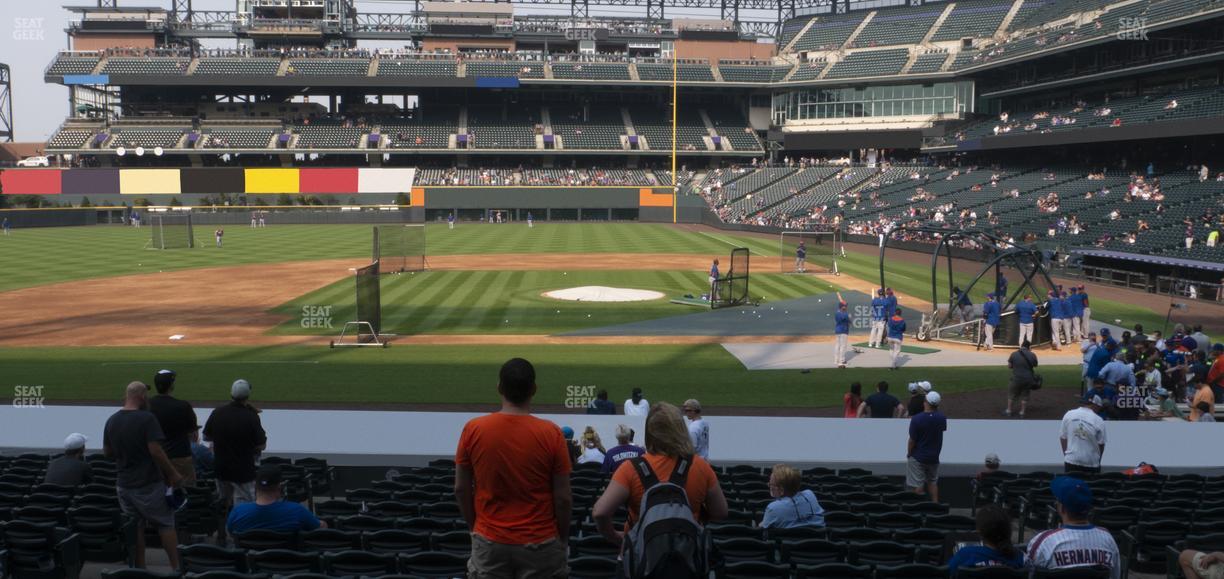 Coors Field - Section 137 Seat View
