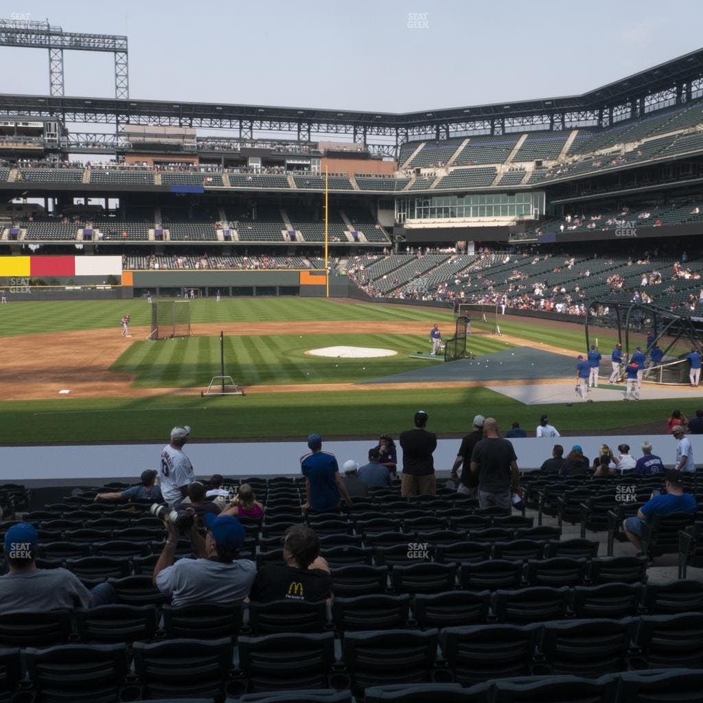 Coors Field - Section 138 Seat View