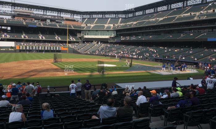 Coors Field - Section 140 Seat View