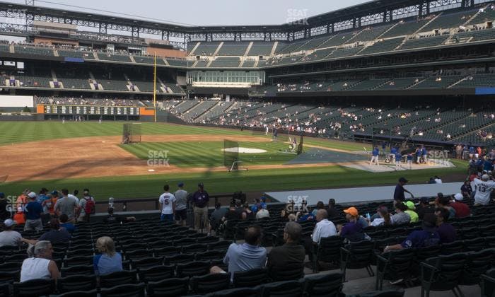 Coors Field - Section 140 Seat View